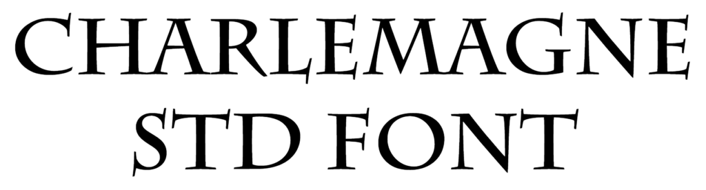 Charlemagne Std Font Download, , Charle magne, Charlemagne sans, Charlemagne Bold