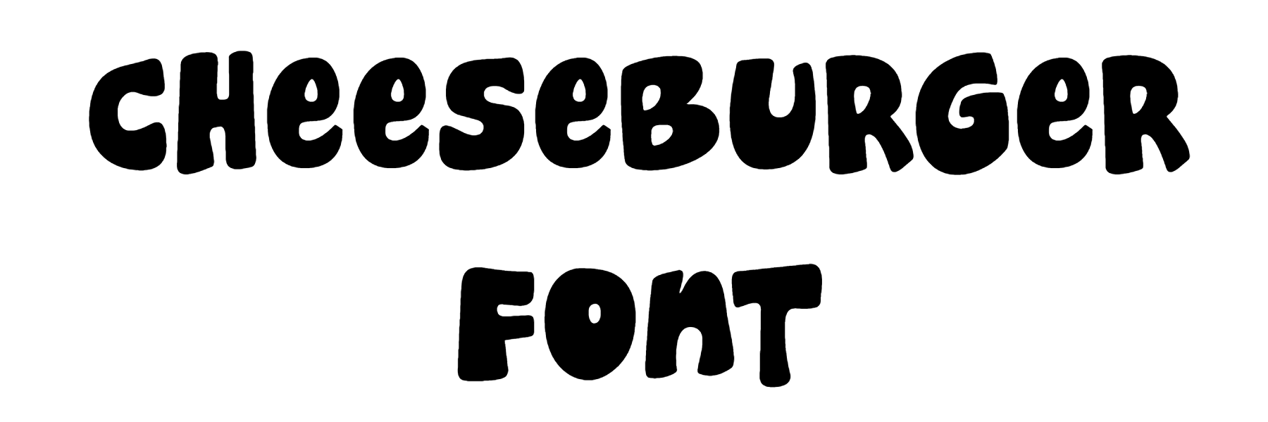 Cheeseburger Font Download