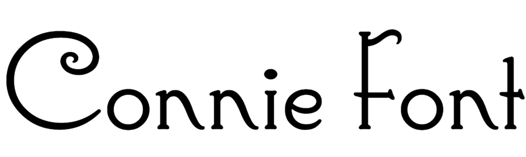 Connie Font Download, Cute Display