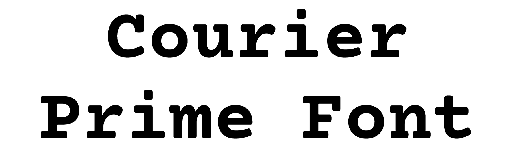 Courier Prime Font Download