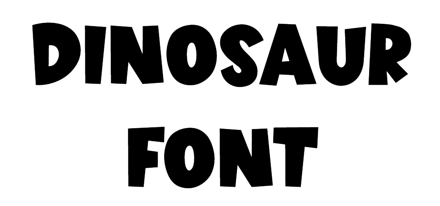 Dinosaur Font Download