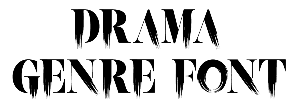 Drama Genre Font Download