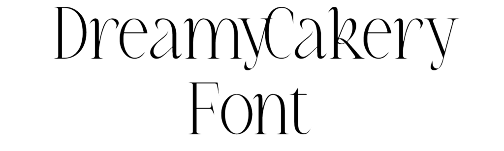 Dreamy Cakery Font Download