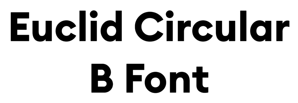 Euclid Circular B Font Download
