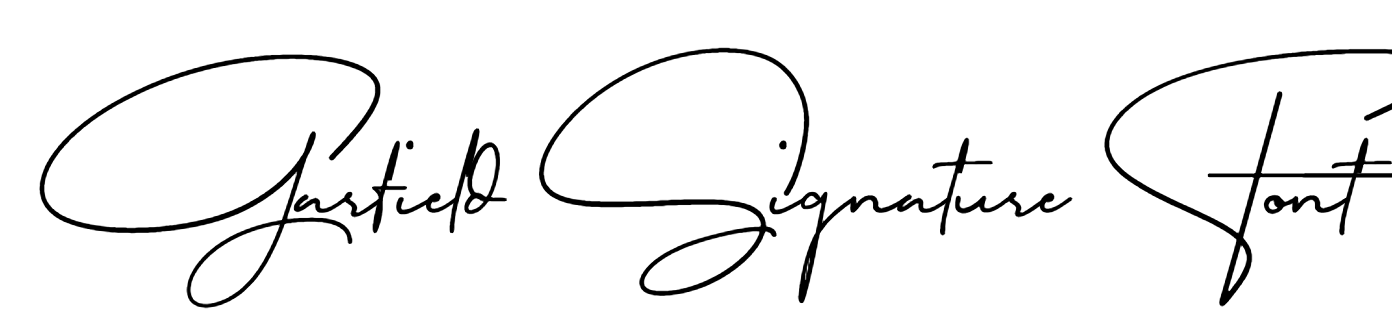 Garfield Signature Font Download