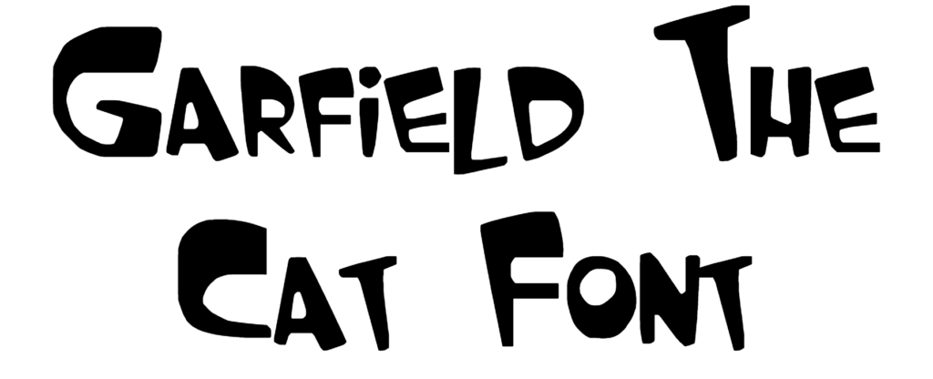 Garfield The Cat Font Download