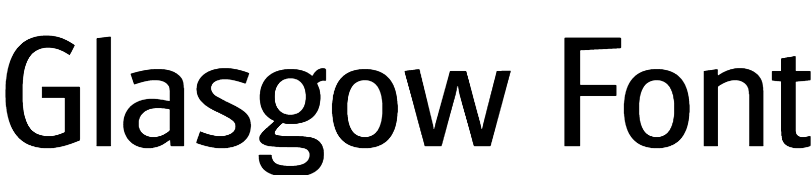Glasgow Font Download