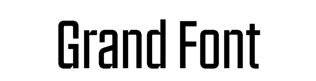 Grand Font Download