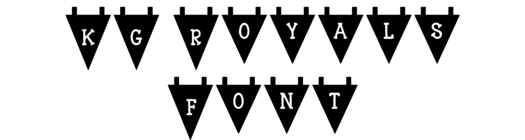 KG Royals Font Download, triangle Font