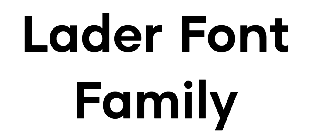 Lader Font Download