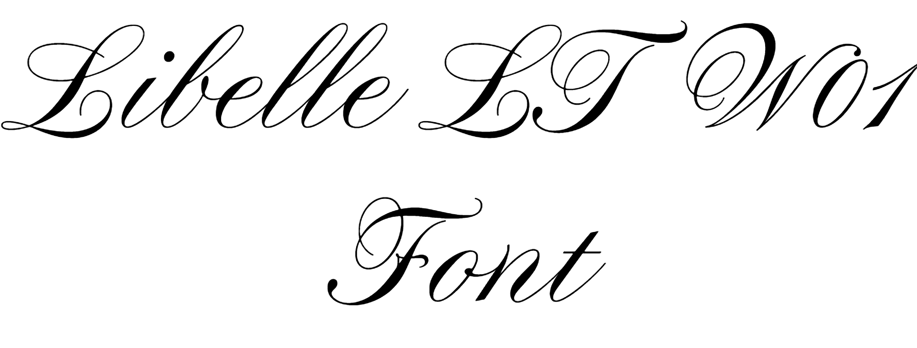 Libelle LT W01 Font Download