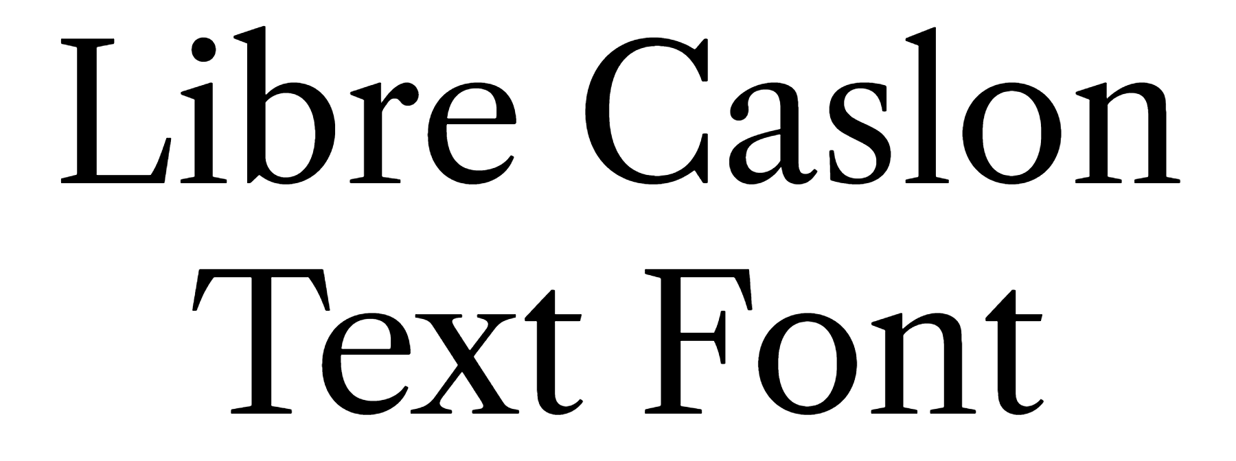 Libre Caslon Text Font Download