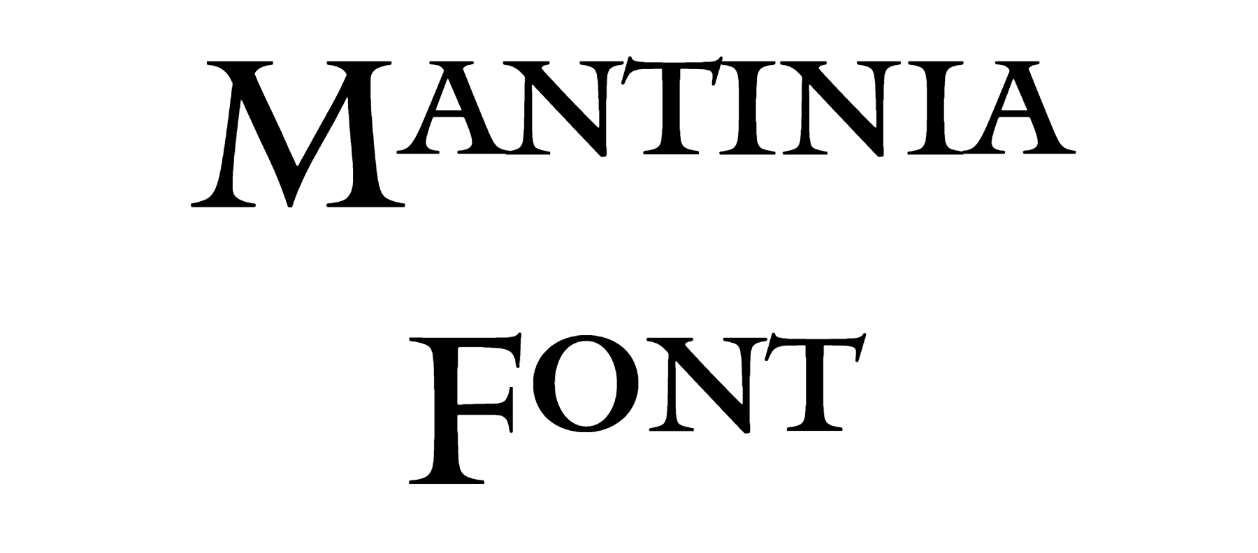 Mantinia Font Download, Mantinia Regular