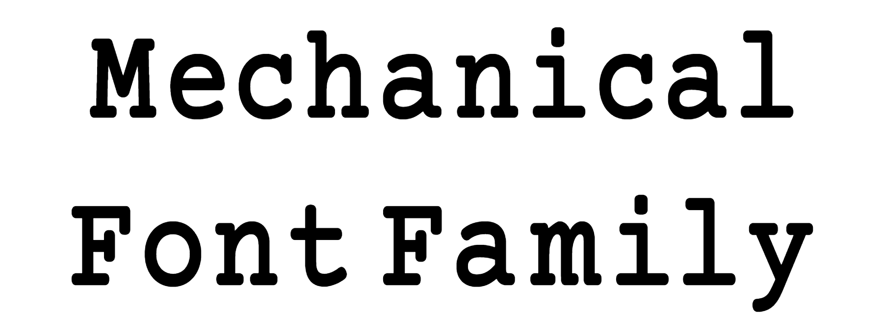 Mechanical Font Download