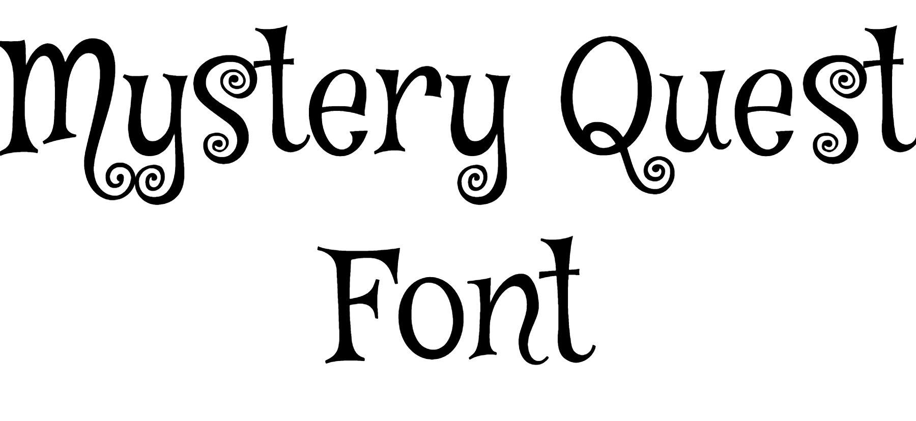Mystery Quest Font Download