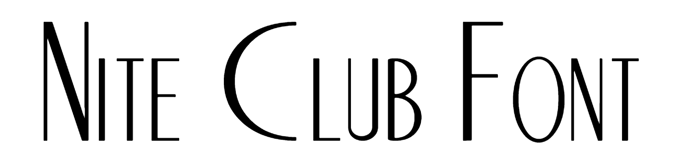 Nite Club Font Download, night club