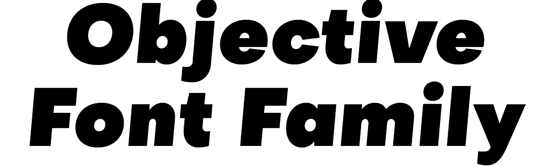 Objective Font Download