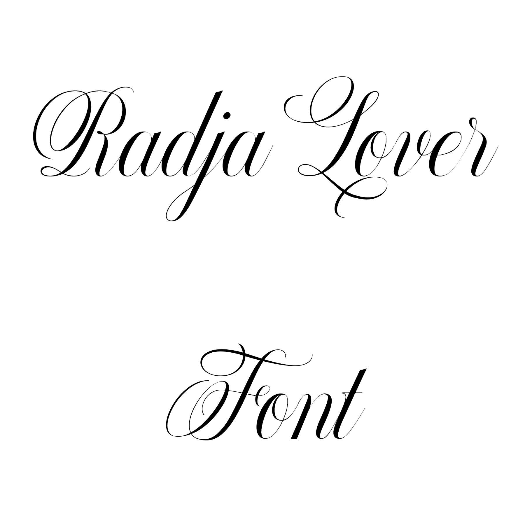 Radja Lover Font Download
