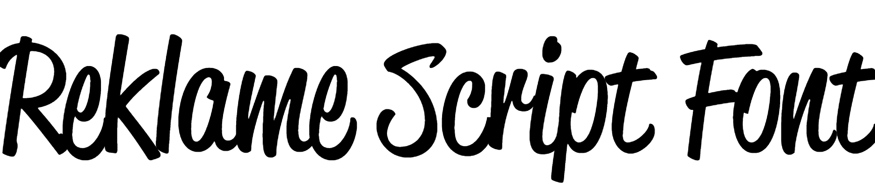 Reklame Script Font Download