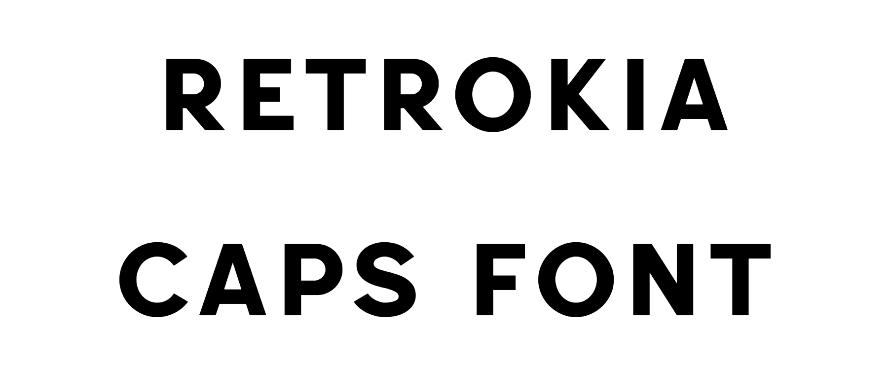 Retrokia Caps Font Download