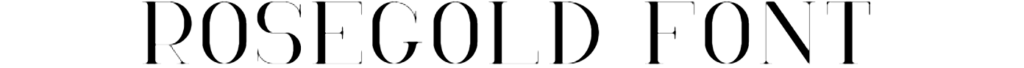 RoseGold Font Download