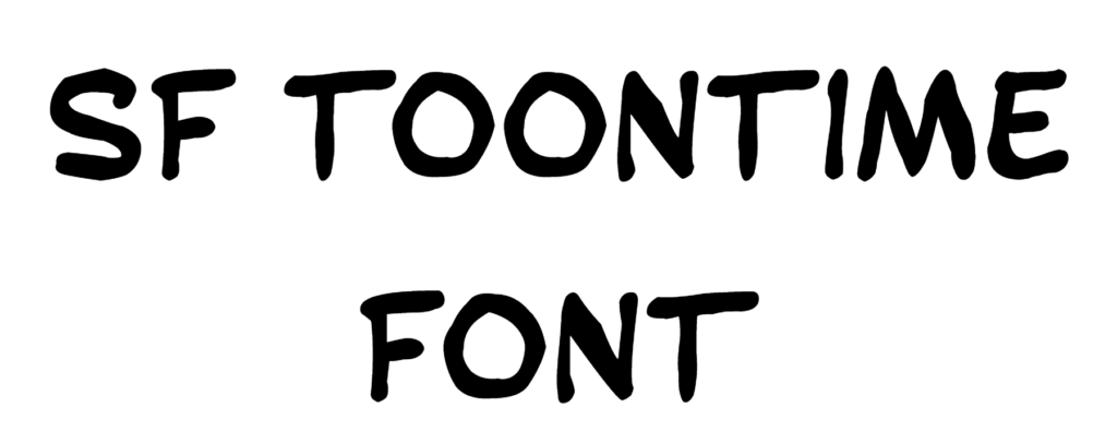 SF Toontime Font Download