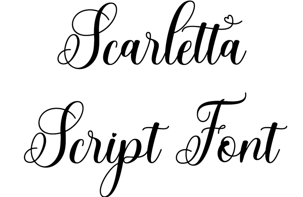 Scarletta Script Font Download
