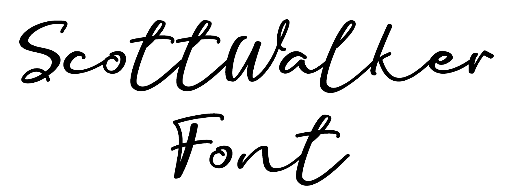 ScottWalker Font Download
