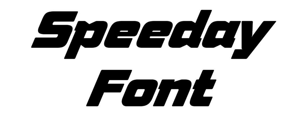 Speeday Font Download
