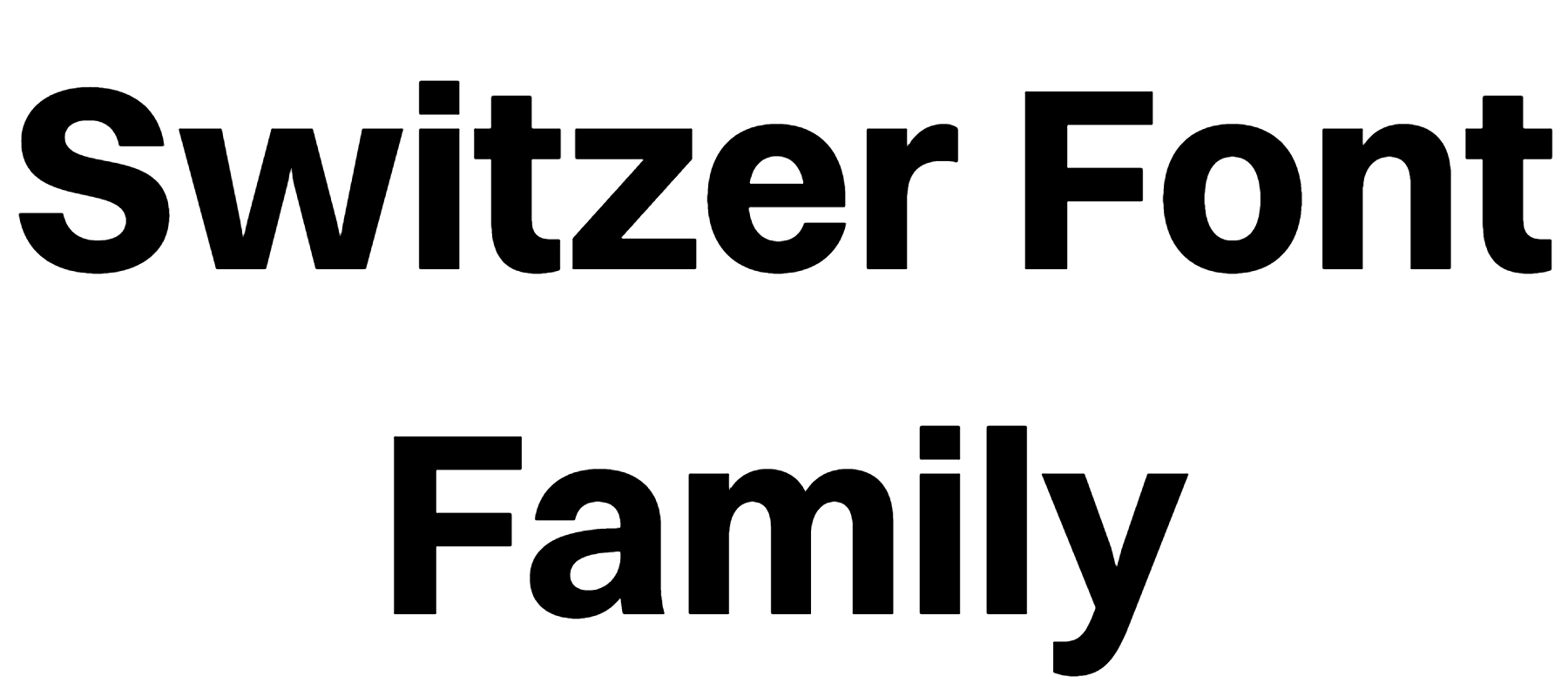 Switzer Font Download