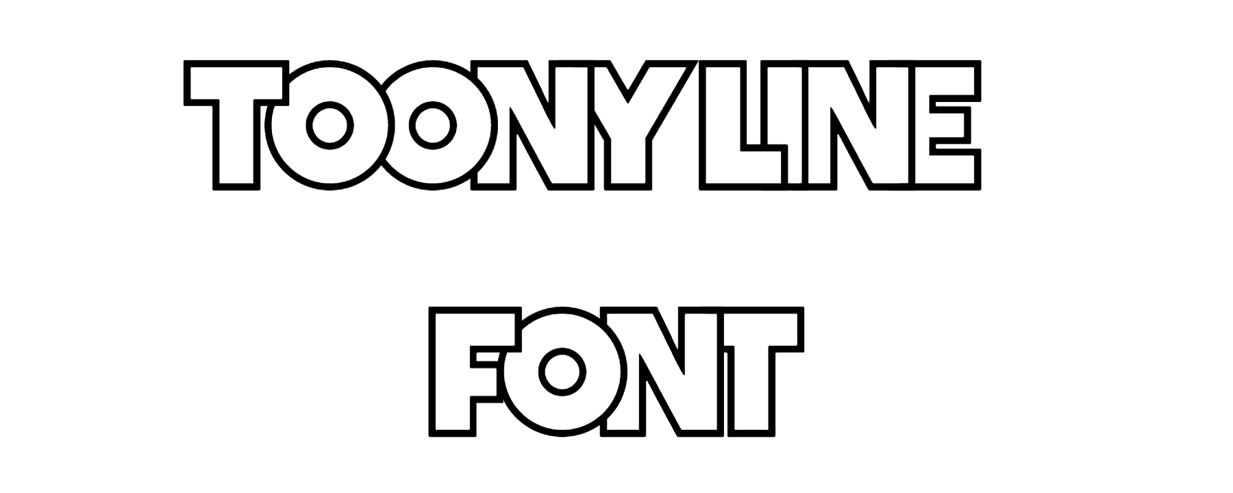 Toony Line Font Download