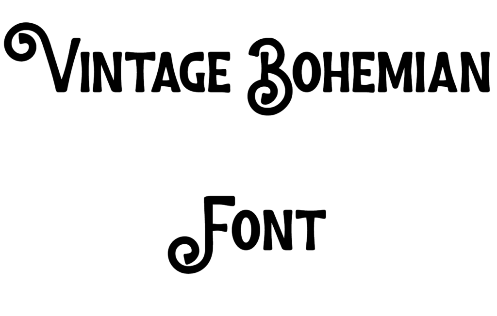 Vintage Bohemian Font Download