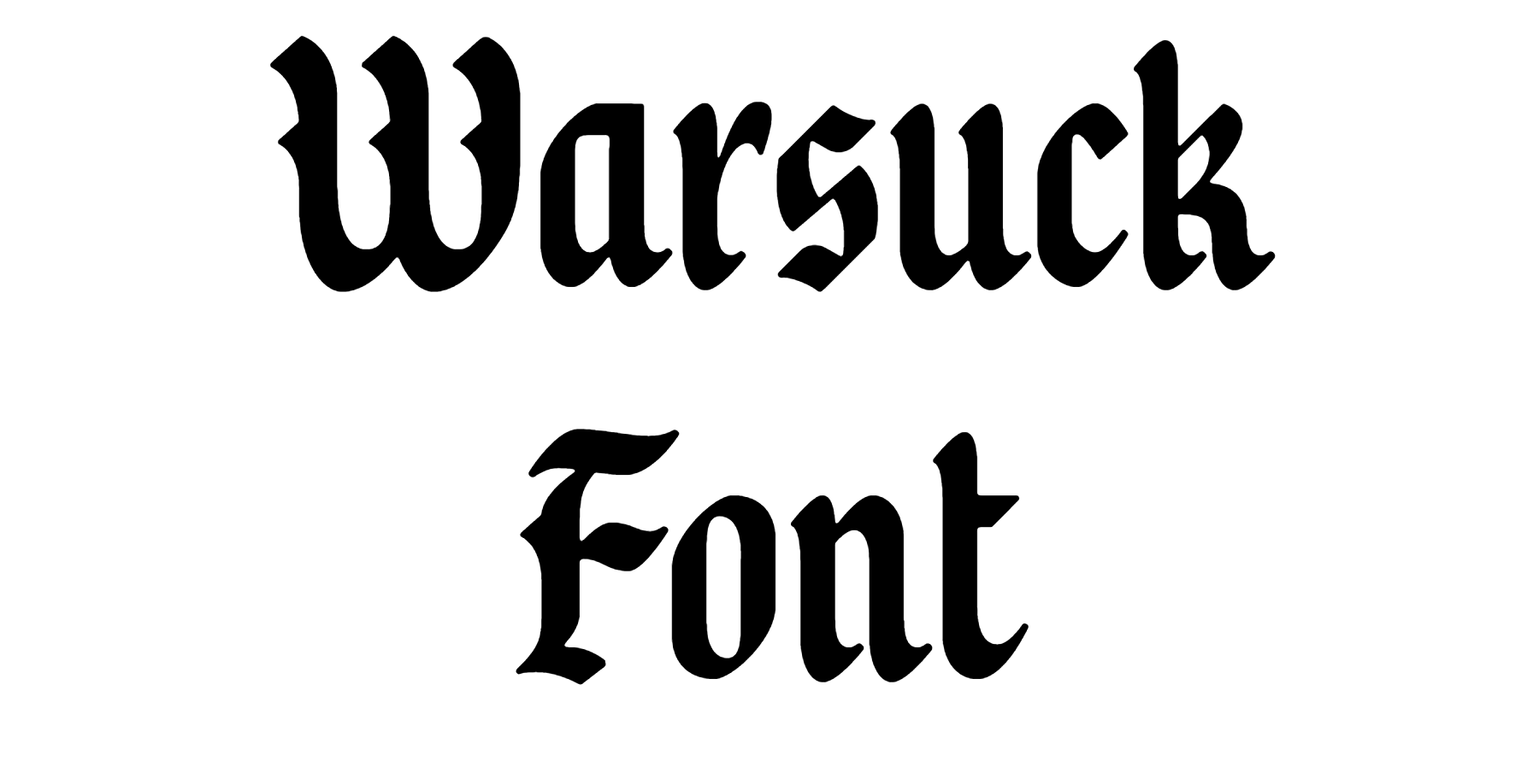 Warsuck Font Download