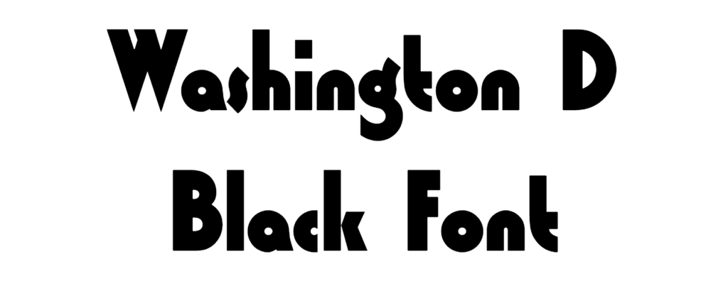 Washington D Black Font Download, Black Sabbath