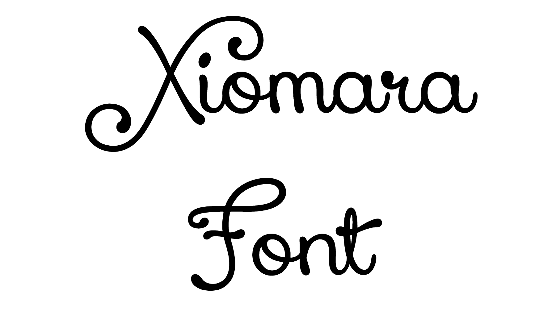 Xiomara Font Download, Cute Display