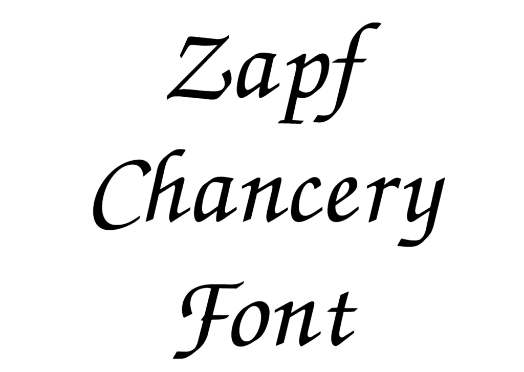 Zapf Chancery Font Download