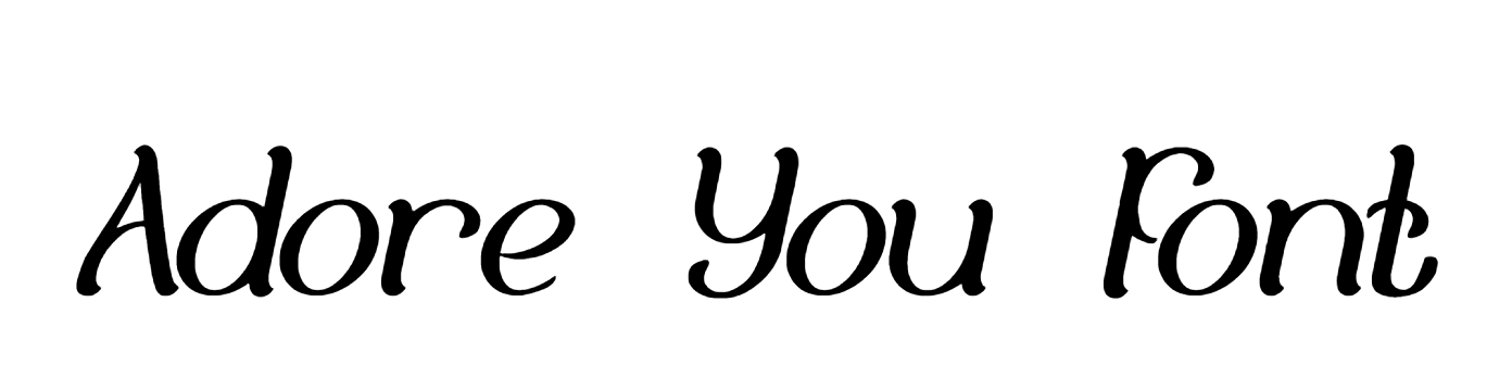 Adore You Font Download