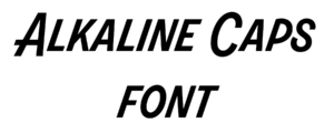 Alkaline Caps Font Download