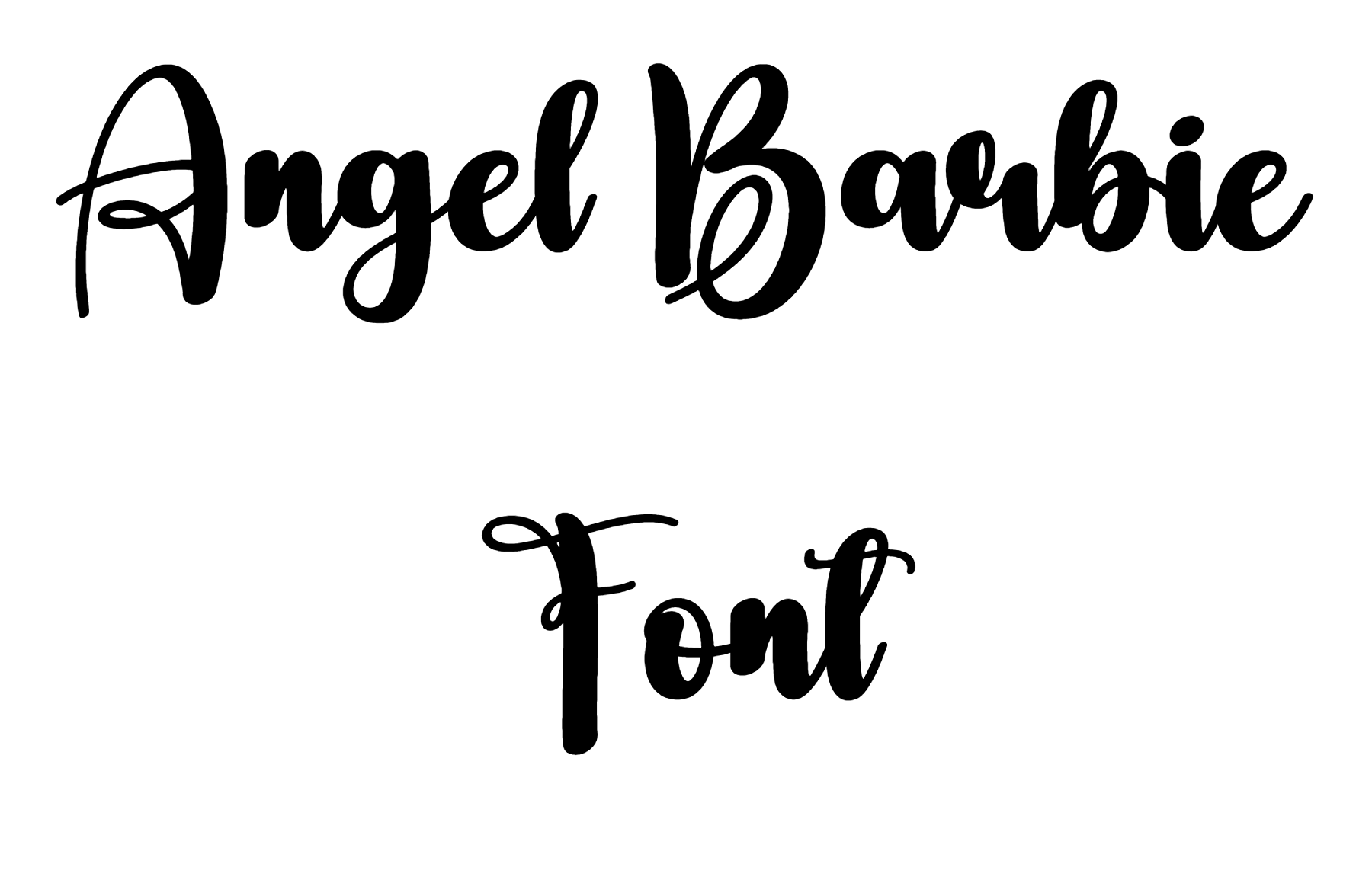 Angel Barbie Font Download