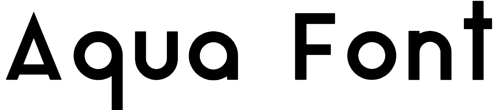 Aqua Font Download