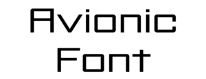 Avionic Font Download