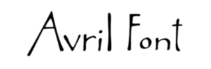 Avril Font Download