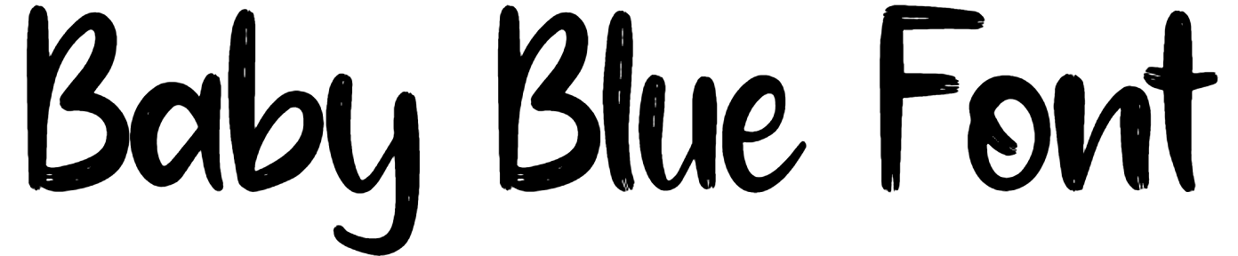 Baby Blue Font Download