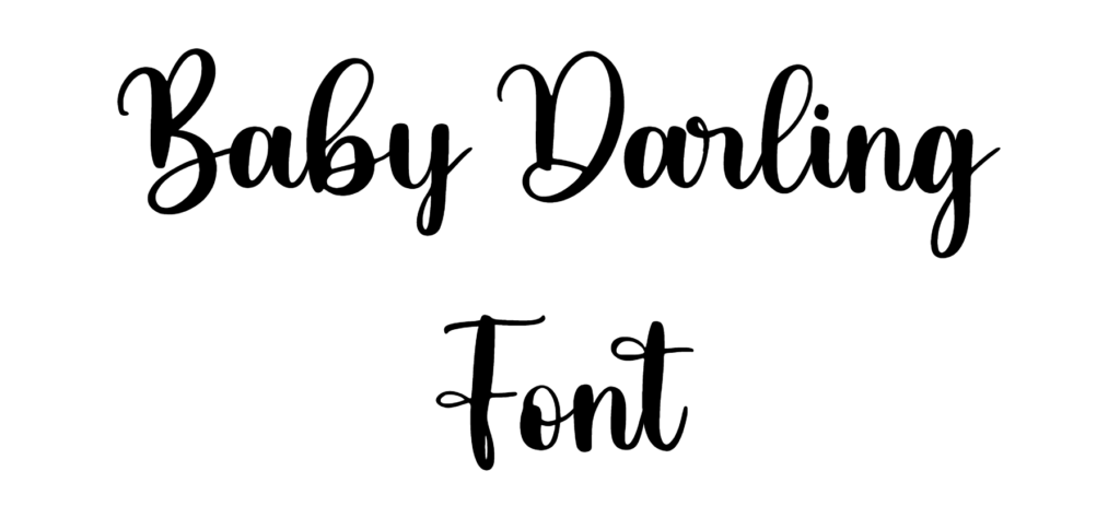 Baby Darling Font Download