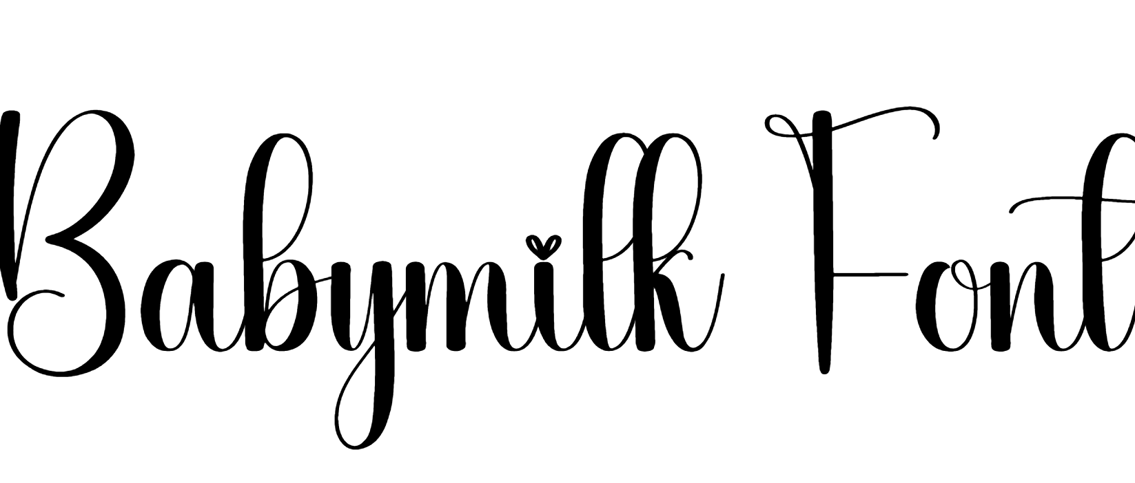 Babymilk Font Download