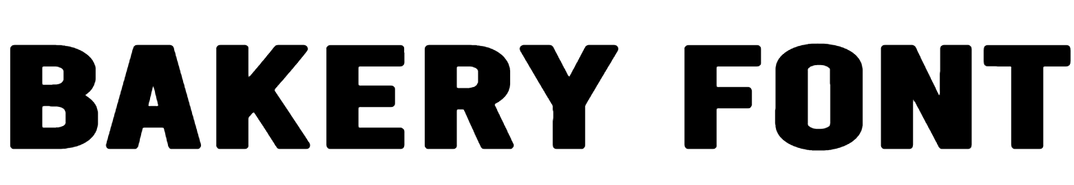Bakery Font Download