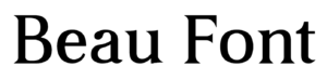 Beau Font Download