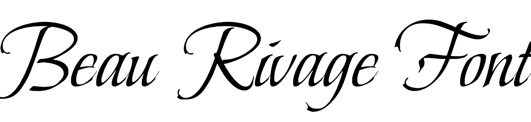 Beau Rivage Font Download