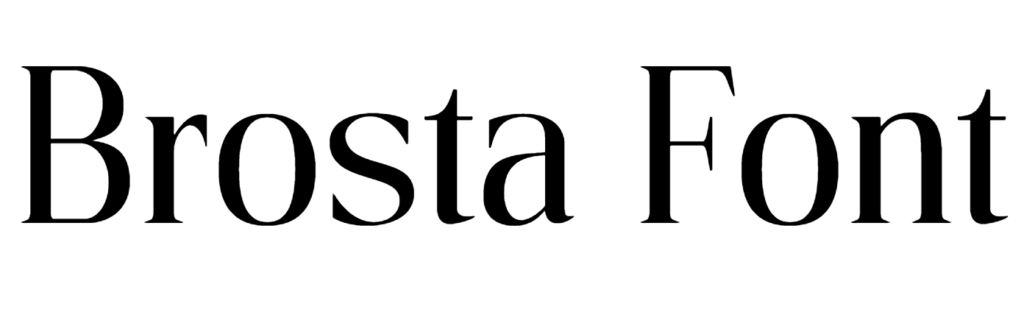 Brosta Font Download