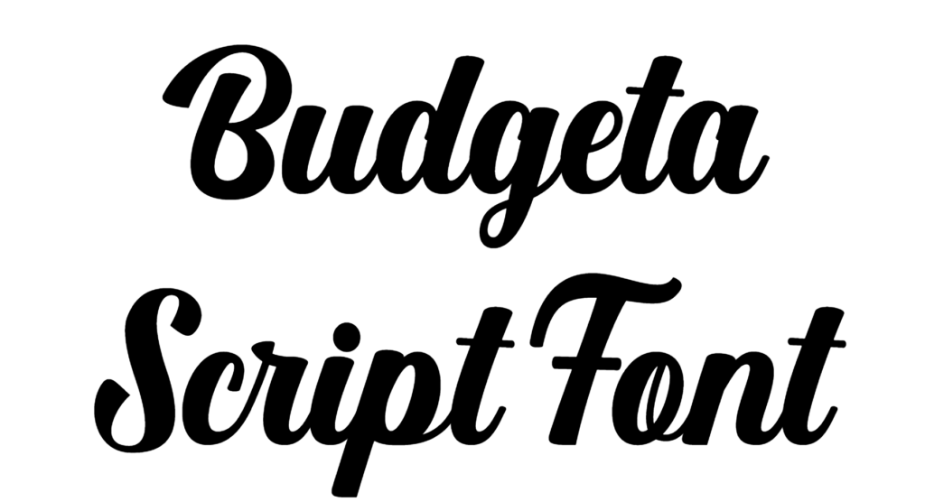 Budgeta Script Font Download
